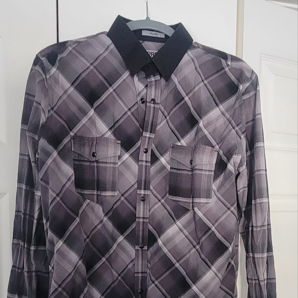 Express Black western style shirt